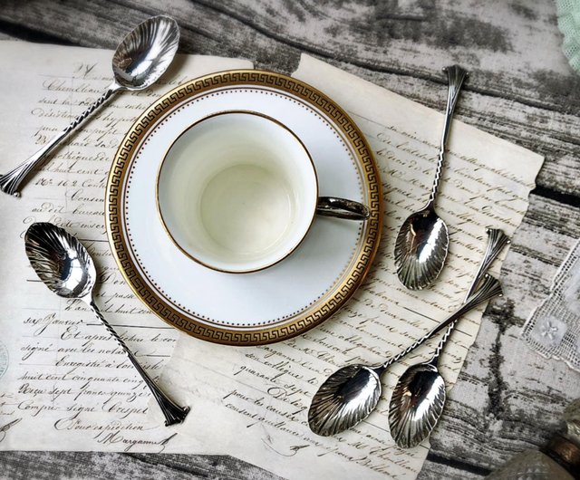 ヴィンテージ スターリングシルバー インクウェル 約1805年製造 イギリス製