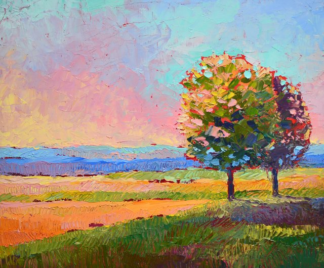 油絵（アイランドの風景画 ） F20号 727mm x 606mm