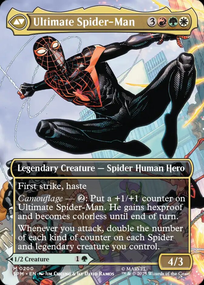 マイルズ モラレス miles morales ボーダーレス foil Foil ボーダー