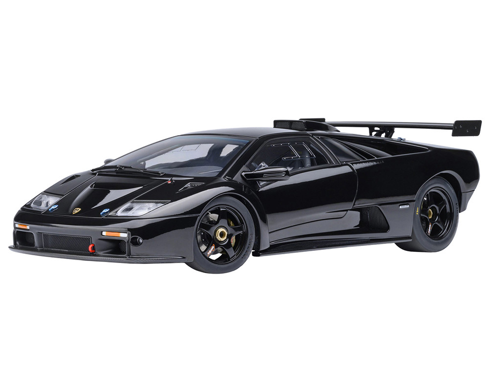 Lamborghini Diablo GTR Deep Black 1/18 Model Car by Autoart