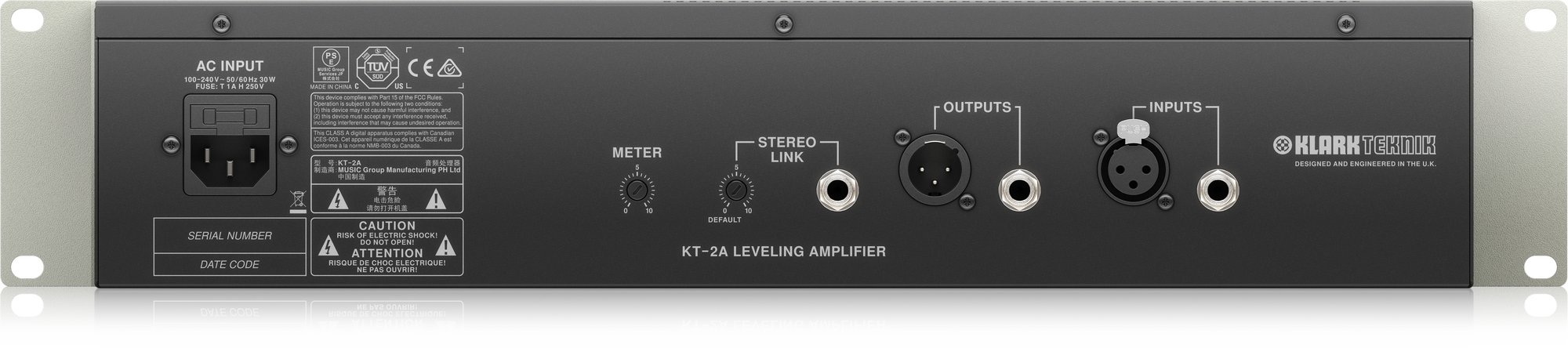 Klark Teknik 2A-KT Classic Leveling Amplifier - Andertons Music Co.