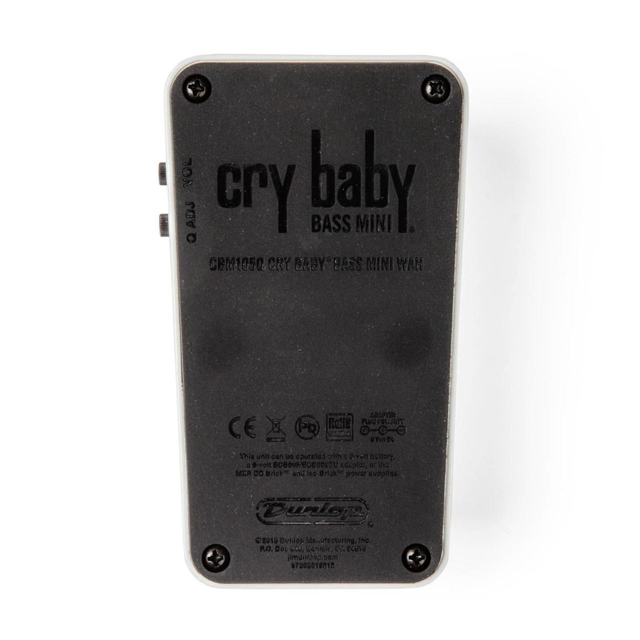 Dunlop CBM105Q Cry Baby Bass Mini Wah pedal - Macdaddy Music