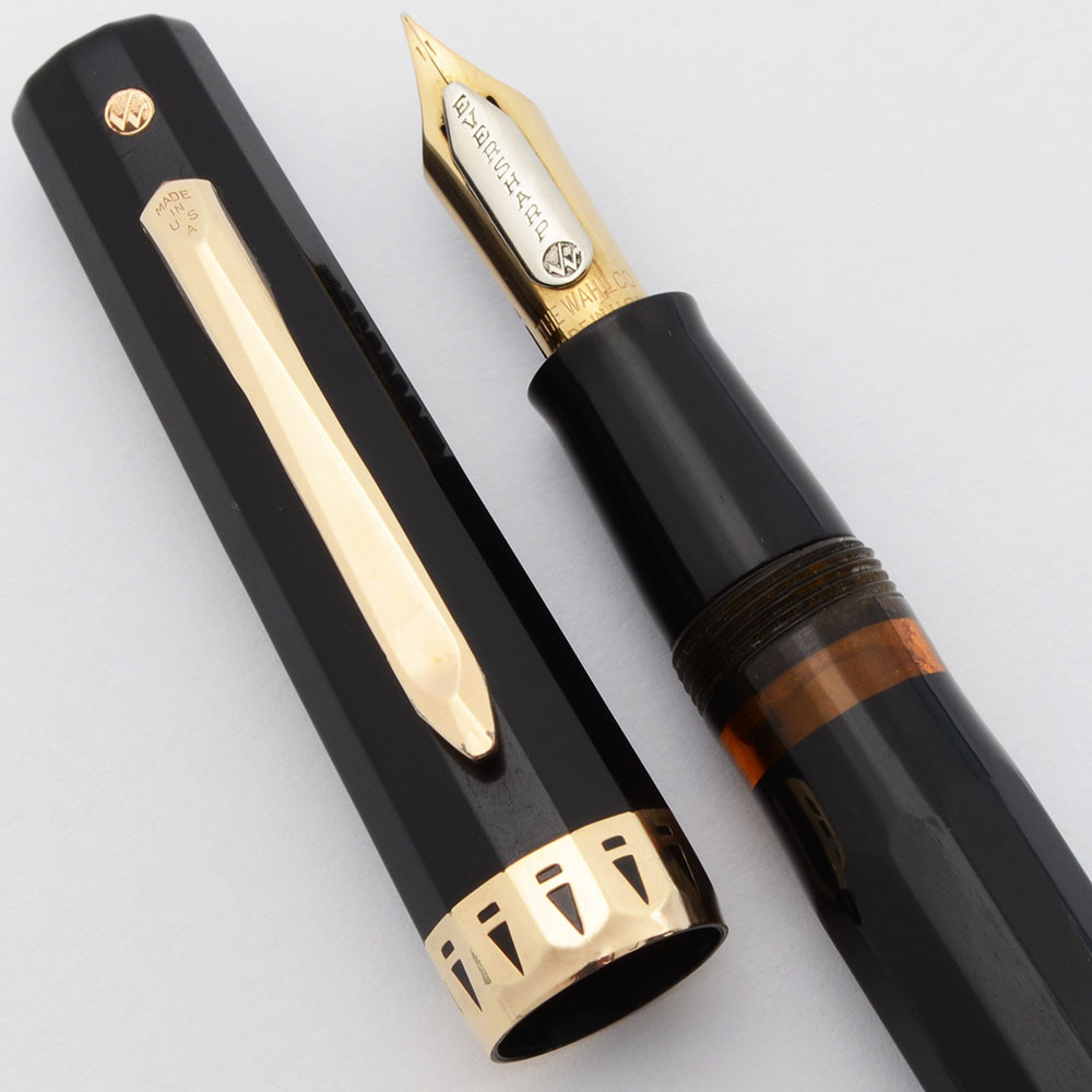 Wahl Doric 2nd Generation w Adjustable Nib (1930s) - Junior, Black