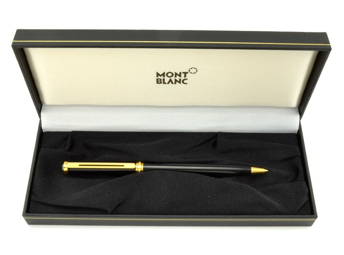 Montblanc Noblesse Oblige Ballpoint Pen - Black with Gold Trim