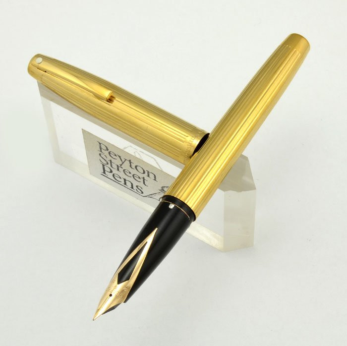 Sheaffer Imperial 727 3-Pc Set - Gold Plated, Medium 14k Nib