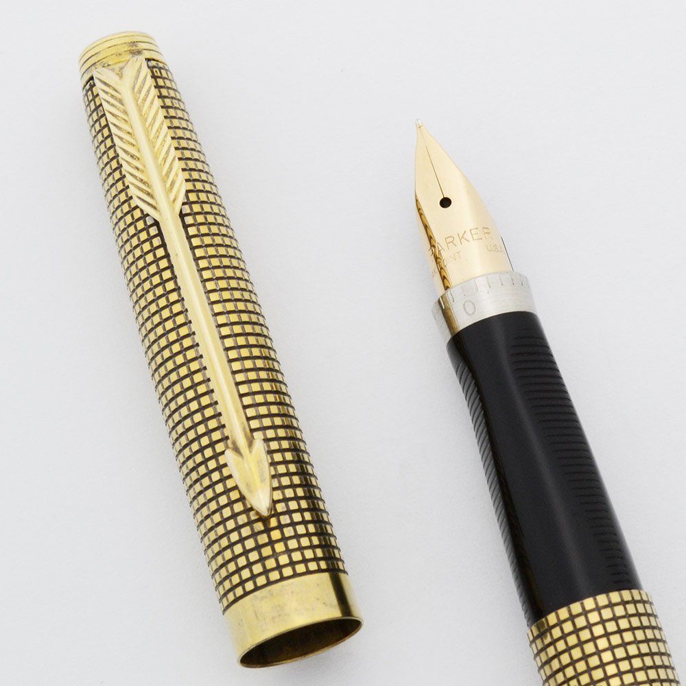 Parker 75 Cisele Fountain Pen - Sterling Vermeil, USA, Dish