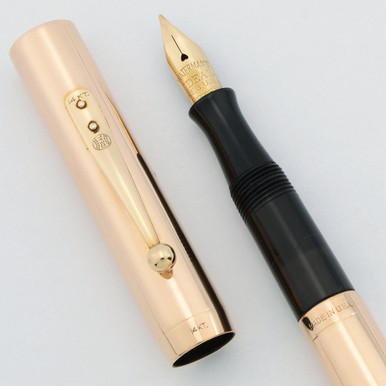Waterman 552 1/2 Fountain Pen (1920s) - 14k Rose Gold Overlay
