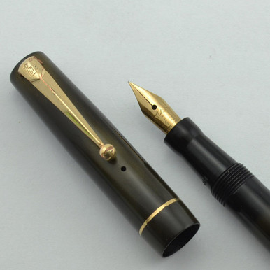 Mabie Todd (UK) 1919 Swan Self-Filler - BHR, 14k Fine Flexible Nib