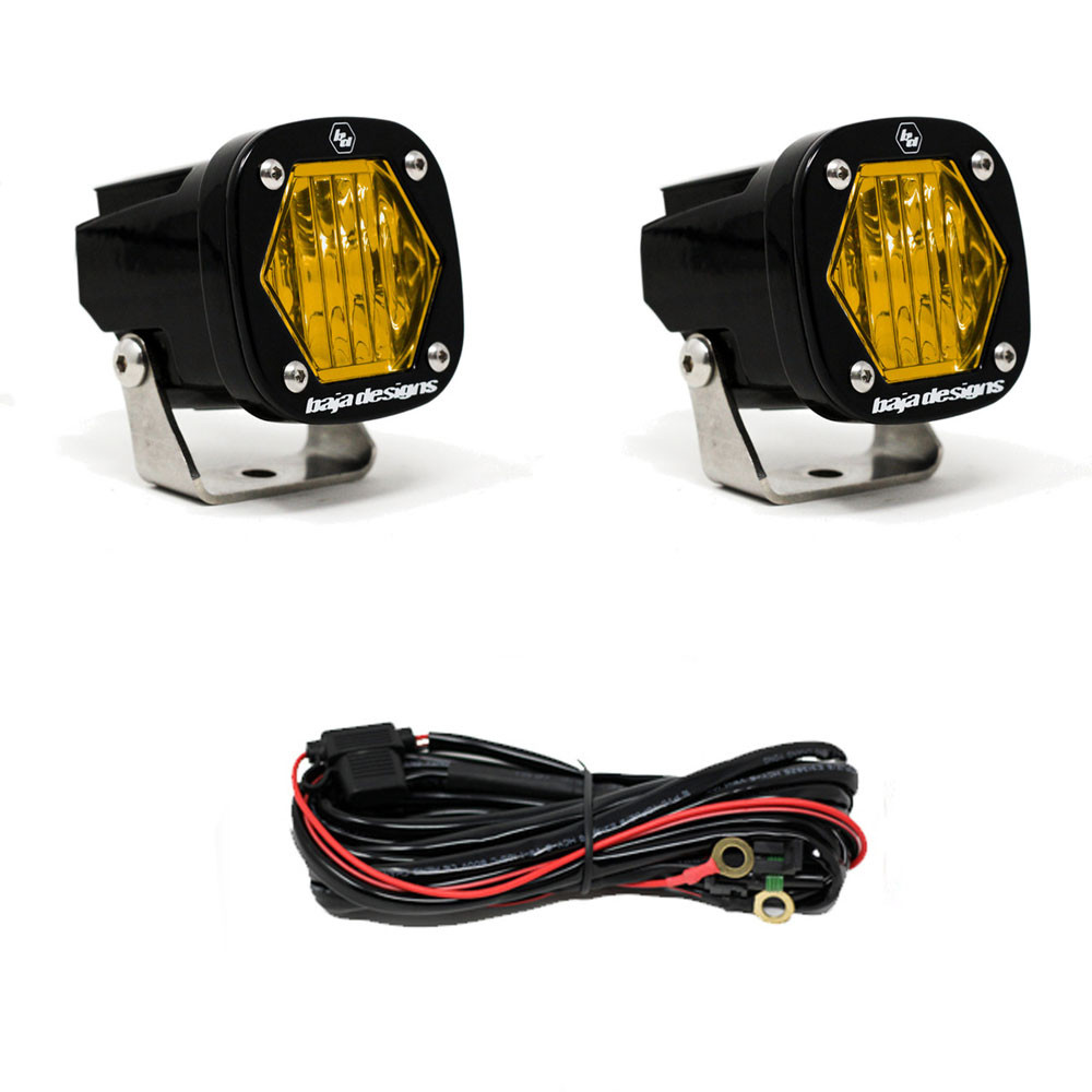 Baja S1 LED Wide Cornering Auxiliary Light Pod Pair - Get Lowered