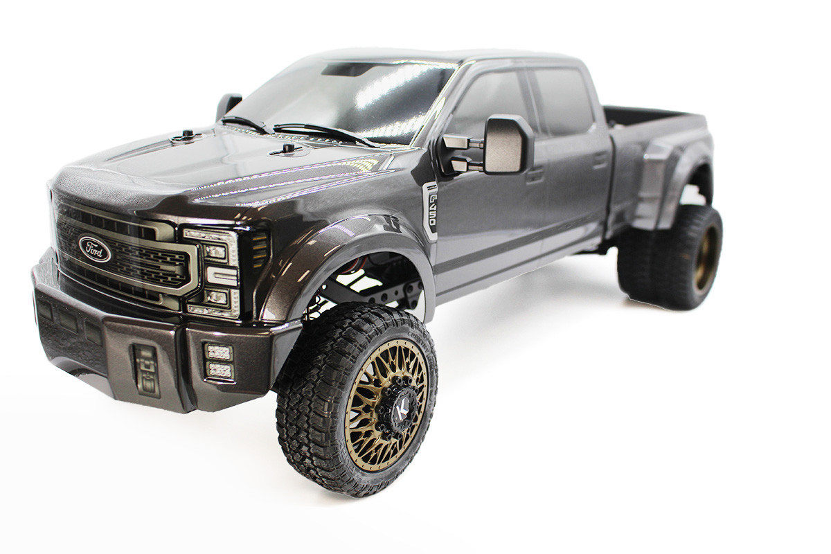 CEN Ford F450 SD KG1 Edition 1/10 RTR Custom Dually Truck (Grey