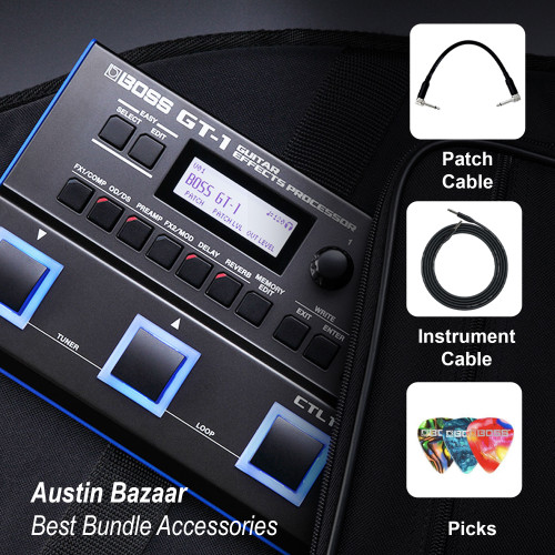 Boss GT-1 Guitar Effects Processor w/ Instrument Cable