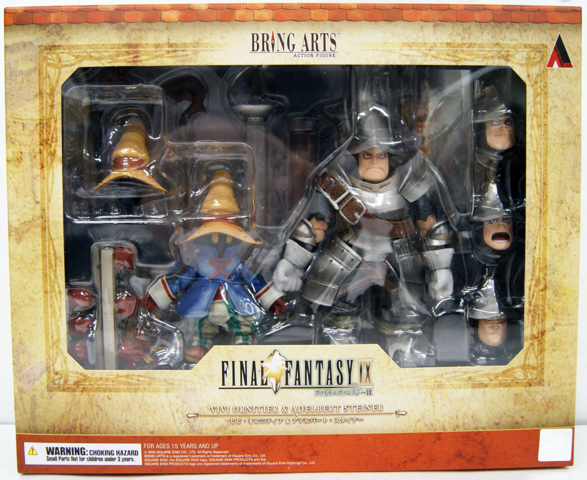 Bring Arts Final Fantasy IX Vivi & Steiner Figure Set