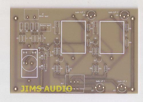 V-FET 2SK79 SRPP stereo preamp board based on Yasui design w