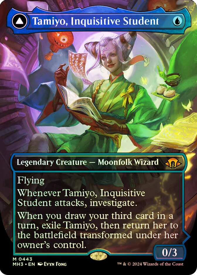 MTG 知りたがりの学徒、タミヨウ 英語 2枚 MTG 知りたがりの学徒