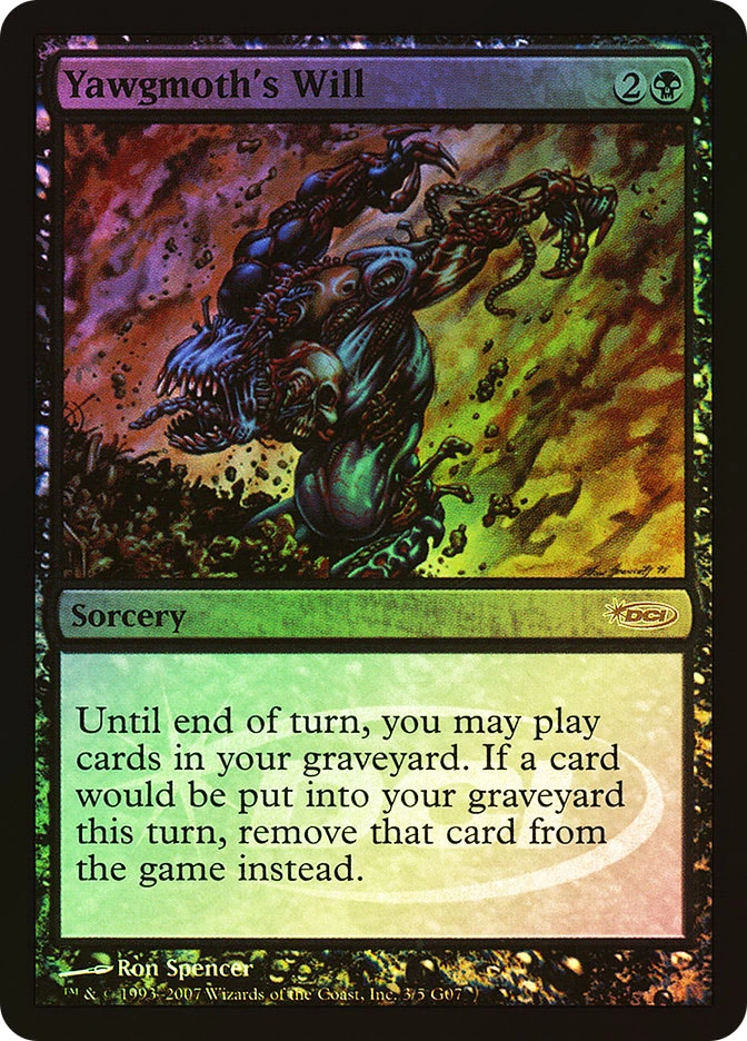 Yawgmoth's Will (Judge) | Promo | Star City Games