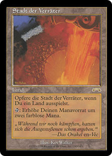 MTG 裏切り者の都 City of Traitors 英語 2枚セット 土地