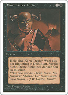 Demonic Tutor | 3rd Edition / Revised - German | Star City Games