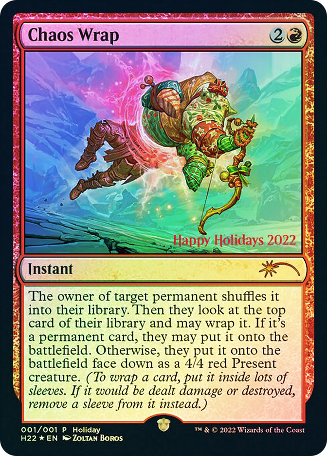 Chaos Wrap (Holiday) | Promo | Star City Games