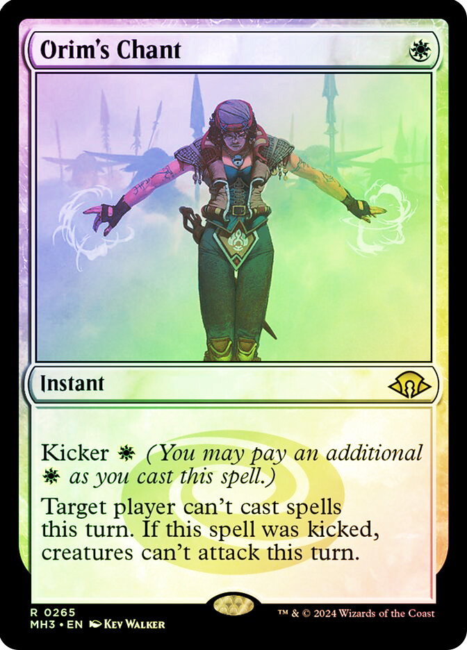 MTG】【FOIL】オアリムの詠唱/Orim's Chant 英語版 PLS オアリムの詠唱