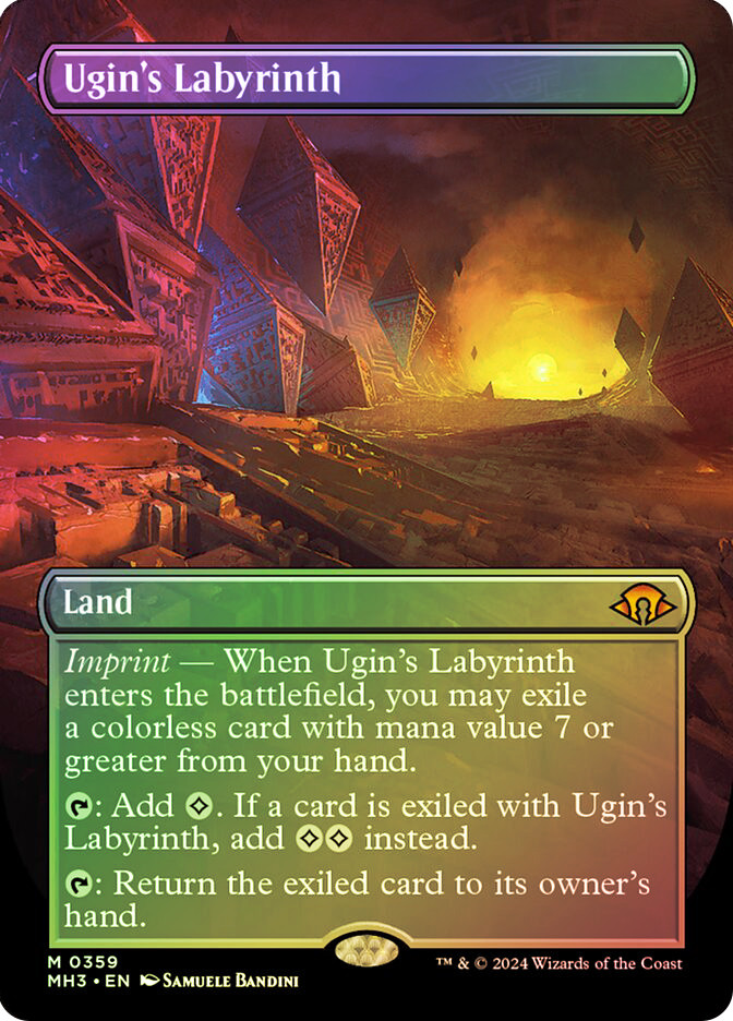 ウギンの迷宮 Ugin's Labyrinth 4枚セット foil Ugin's Labyrinth 4枚