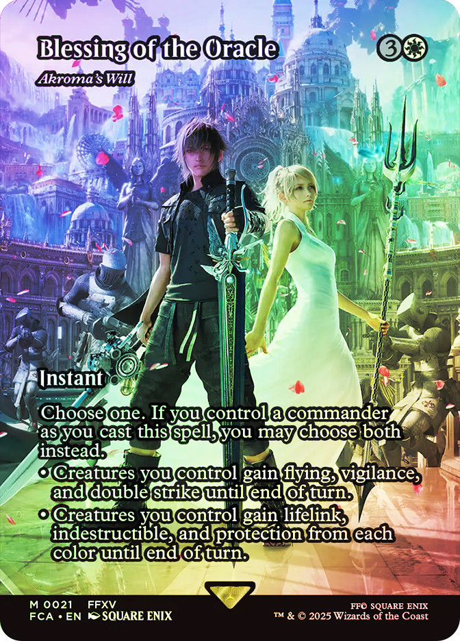 MTG 神凪の祝福/アクローマの意志 foil MTG 神凪の祝福/Blessing of