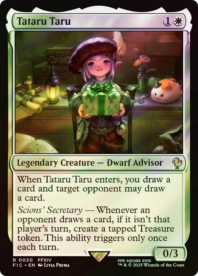 タタル・タル/Tataru Taru サージfoil mtg ff Tataru Taru (Surge Foil