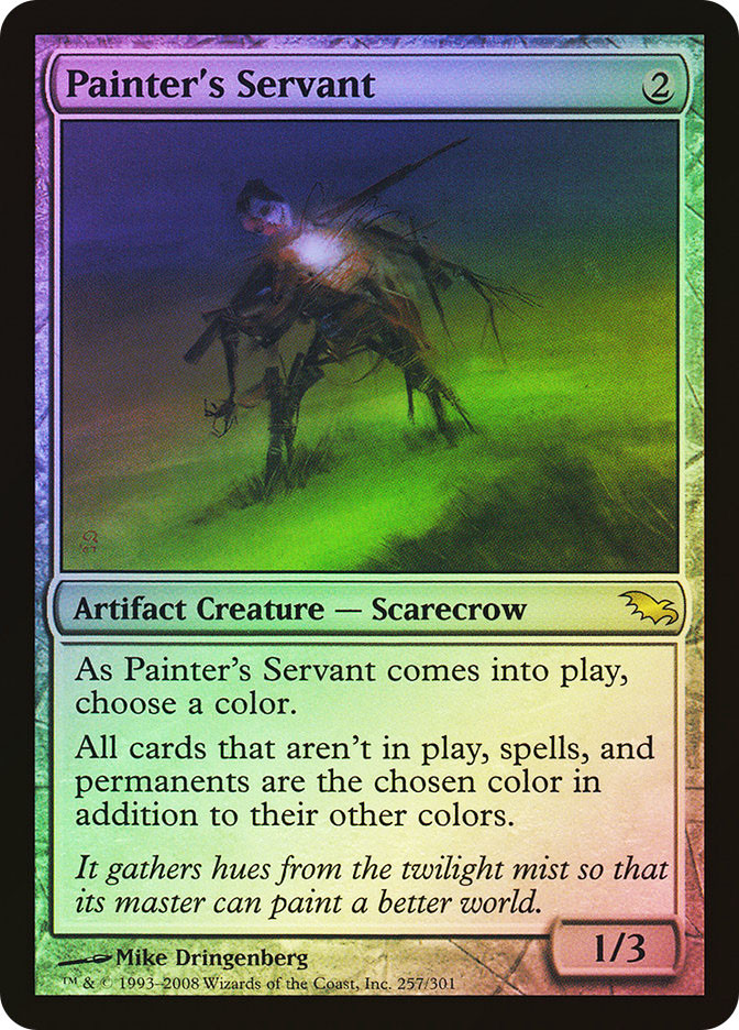 絵描きの召使い 英語 MPS 全面光沢 1枚 絵描きの召使い Painter's