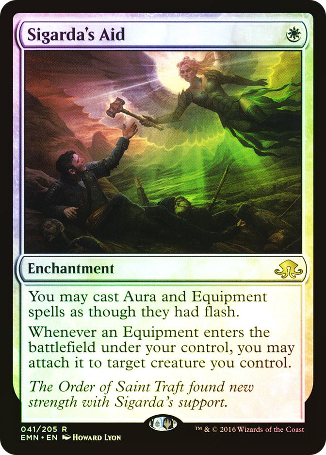 MTG シガルダの助け/Sigarda's Aid SLD foil 4枚セット