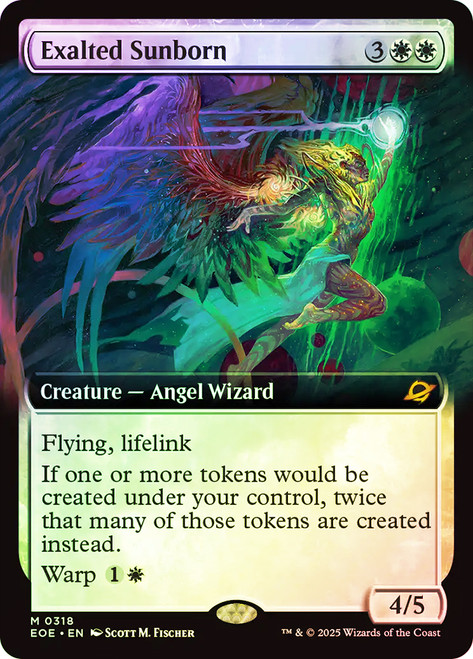 MTG 喜びあふれる太陽生まれ EOE ショーケース 英語版フラクチャーFOIL