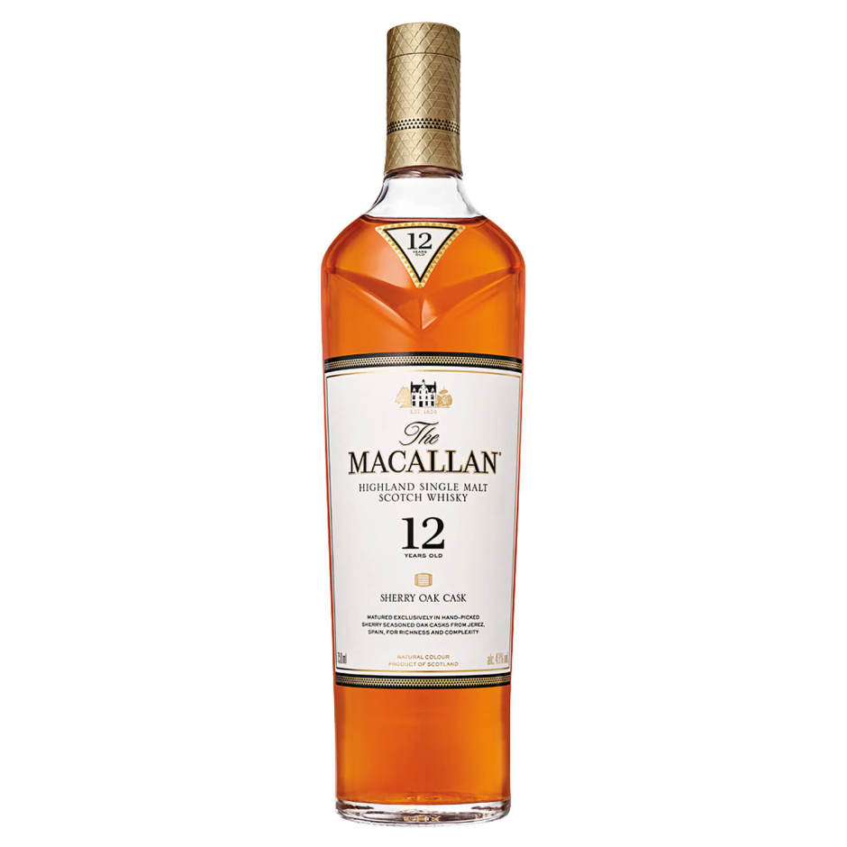 Macallan Sherry Oak 12 Year Scotch