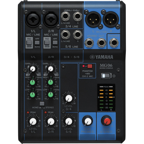 Yamaha MG06X Mixer | FrontEndAudio.com
