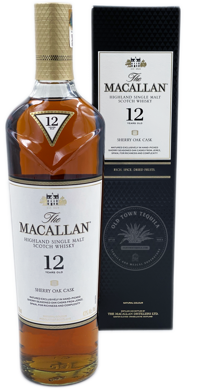 The Macallan Highland Single Malt Scotch Whisky Aged 12 Years