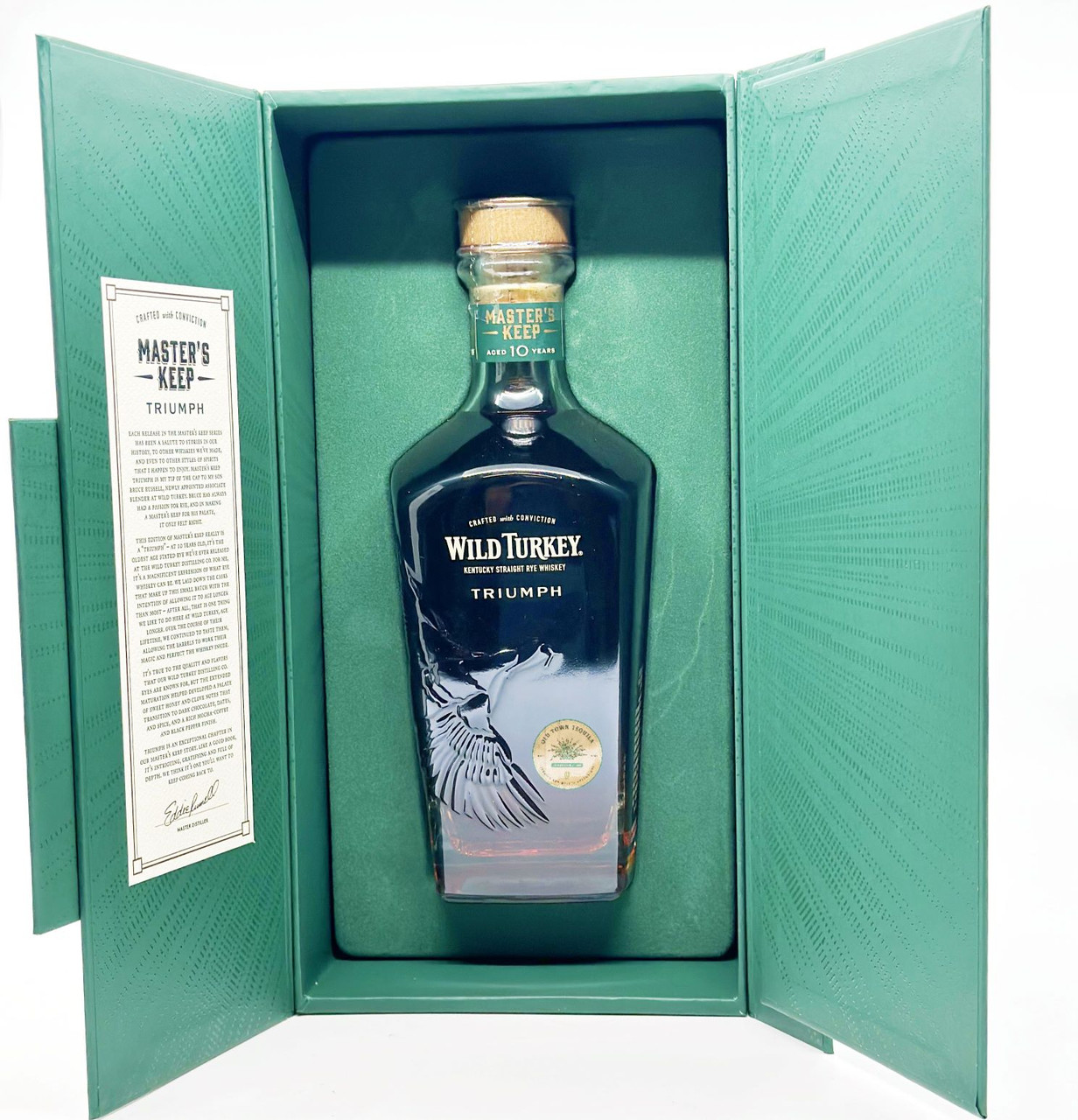 Wild Turkey Master's Keep Triumph Aged 10 Years Rye Whiskey - Old