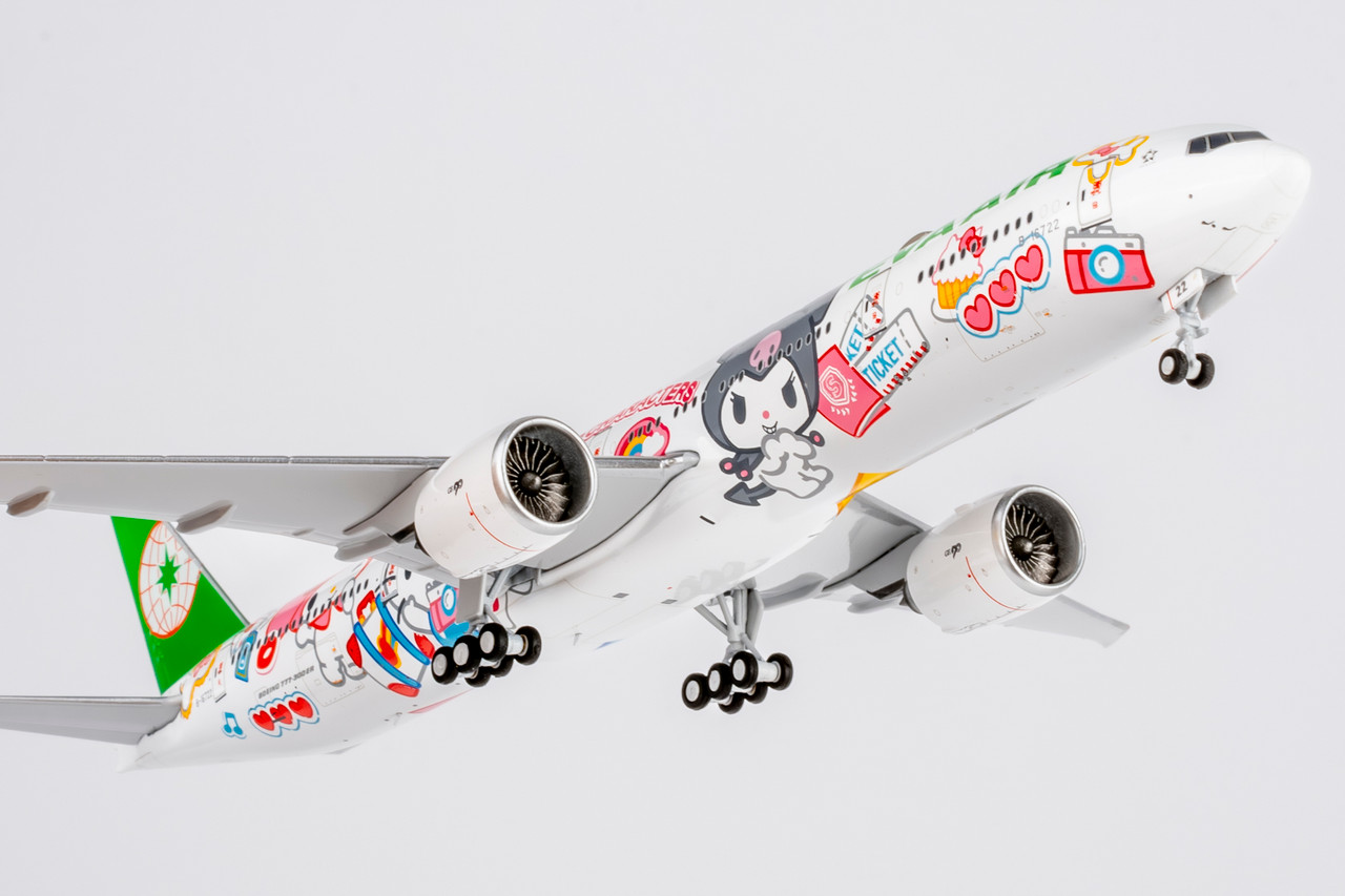 NG Model Eva Airways 777-300ER B-16722 Hello Kitty - Besties Jet