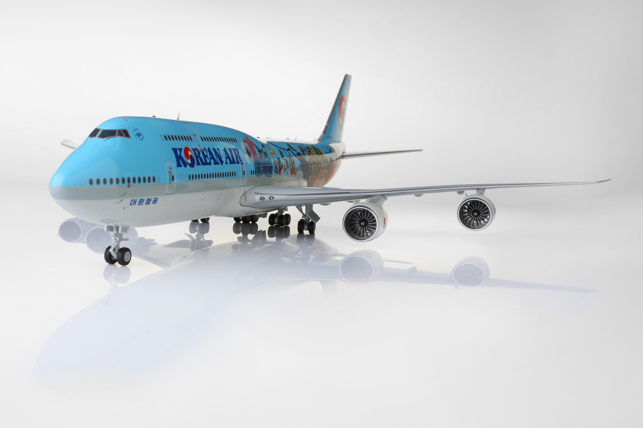 SQ Wings Korean Air Boeing 747-8 HL7630 Childrens Painting L2052