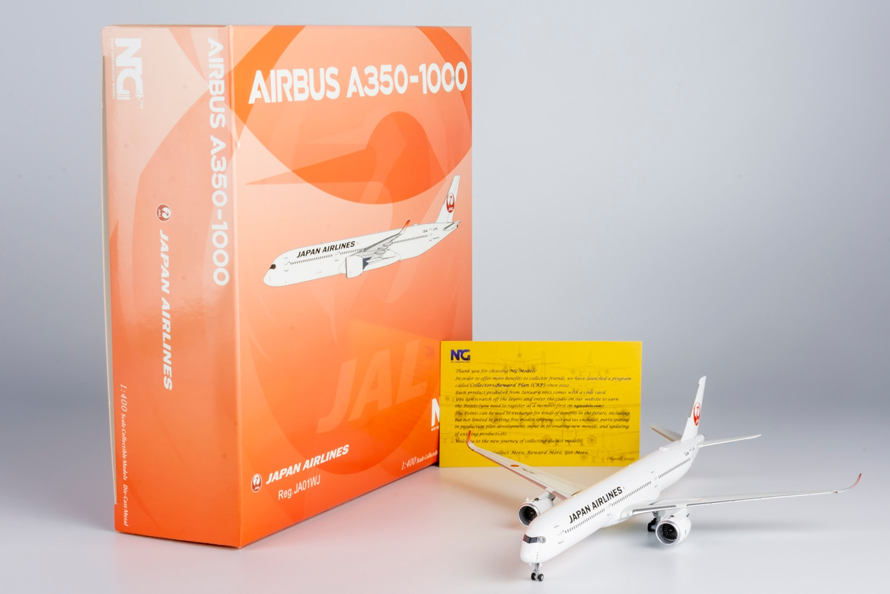 NG Models Japan Airlines A350-1000 JA01WJ 57003 1:400
