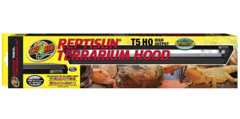 Uvb Lamp Zoo Med ReptiSun T5 HO Terrarium Hood 24