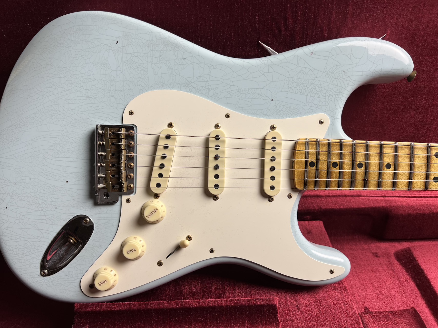 ☆Custom Relic JewelBlue Stratocaster ☆ Custom Relic Jewel Blue