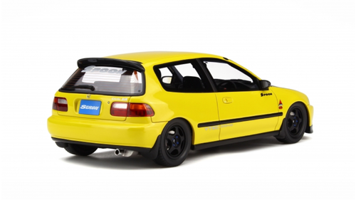 1/18 OTTO 1996 Honda Civic Del Sol Spoon (Phoenix Yellow) Car