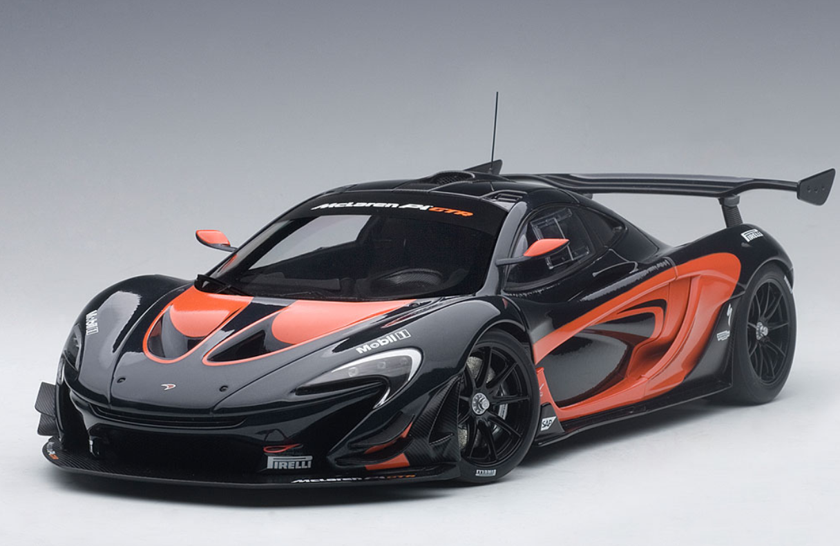 1/18 AUTOart McLaren P1 GTR (Dark Grey Metallic with Orange