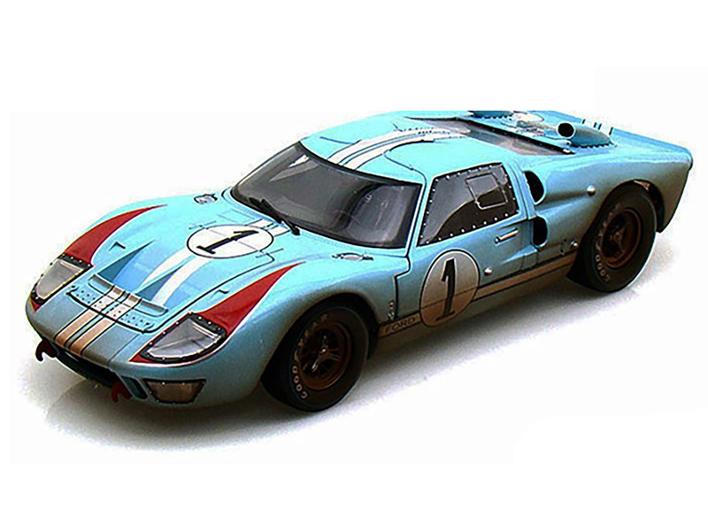 1/18 Shelby Collectibles Ford GT-40 GT40 MK II MKII #1 Dirty