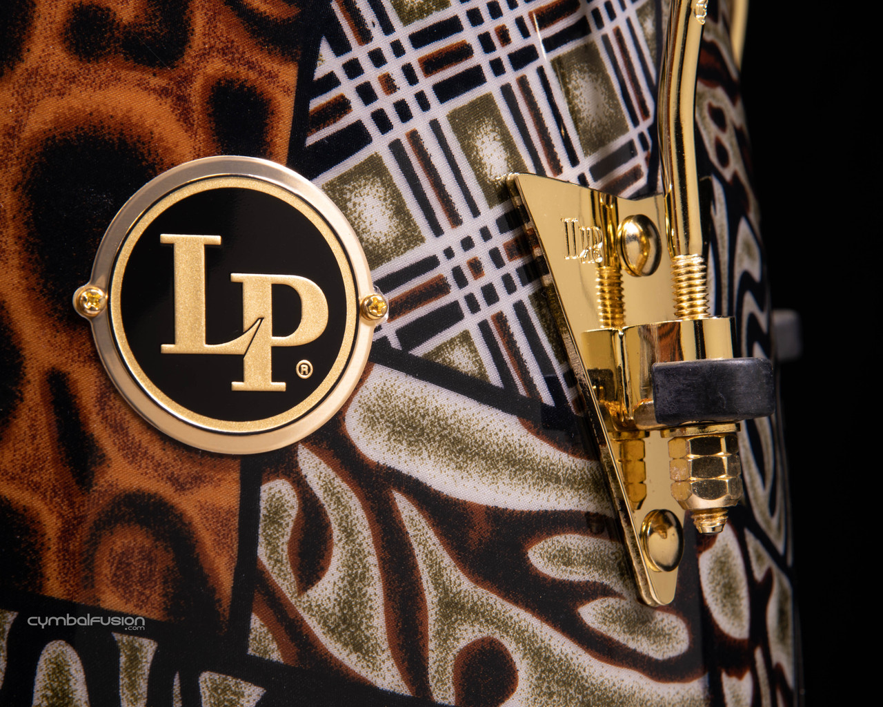 LP Limited Edition Tribal Finish Fiberglass with Gold Hardware