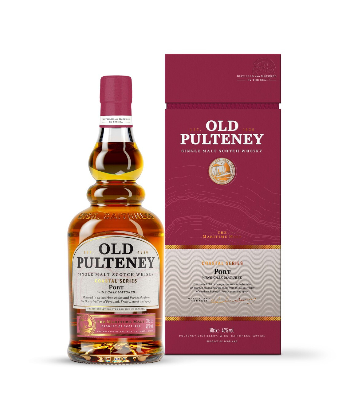 Old Pulteney Coastal Series Port Cask Single Malt 700mL