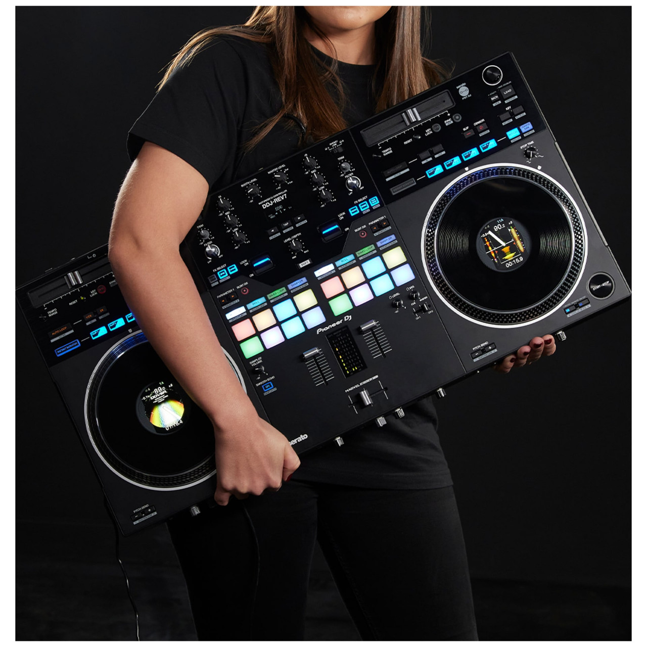 Pioneer DJ DDJ-REV7 Two-Channel Scratch Style DJ Controller For Serato