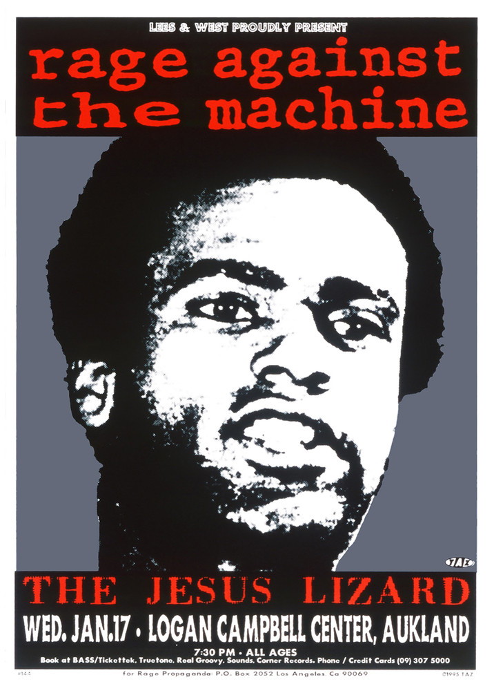 TAZ RAGE AGAINST THE MACHINE_WU-TANGポスター TAZ RAGE AGAINST THE