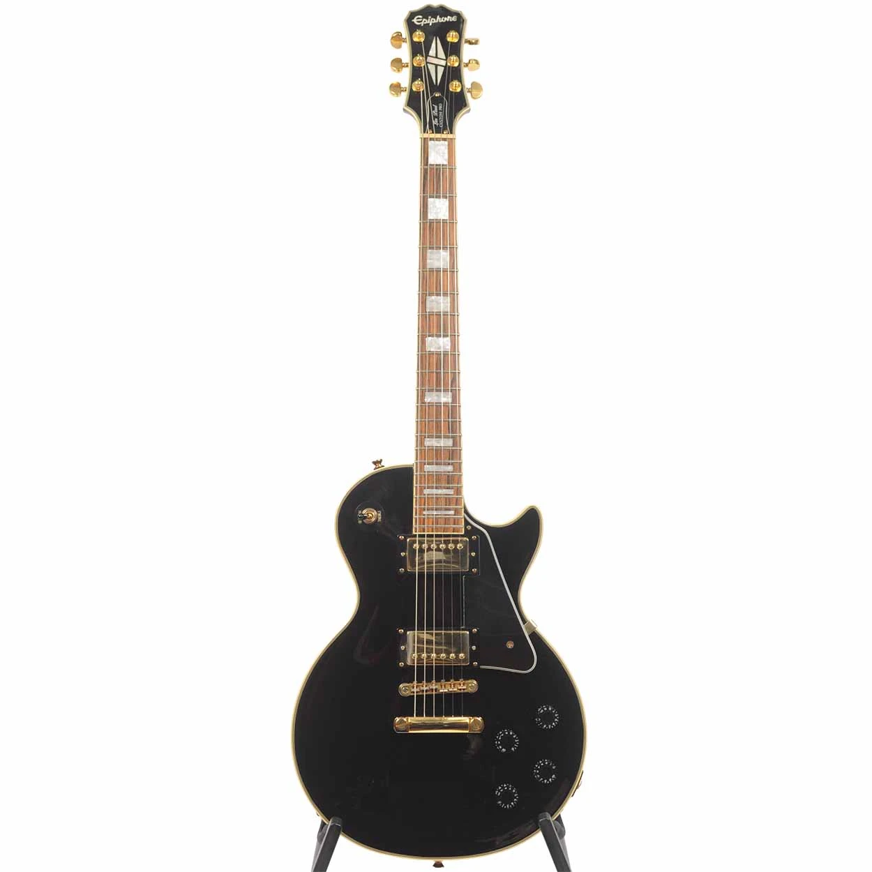 Epiphone 2016 Les Paul Custom Pro Electric Guitar Black with bag
