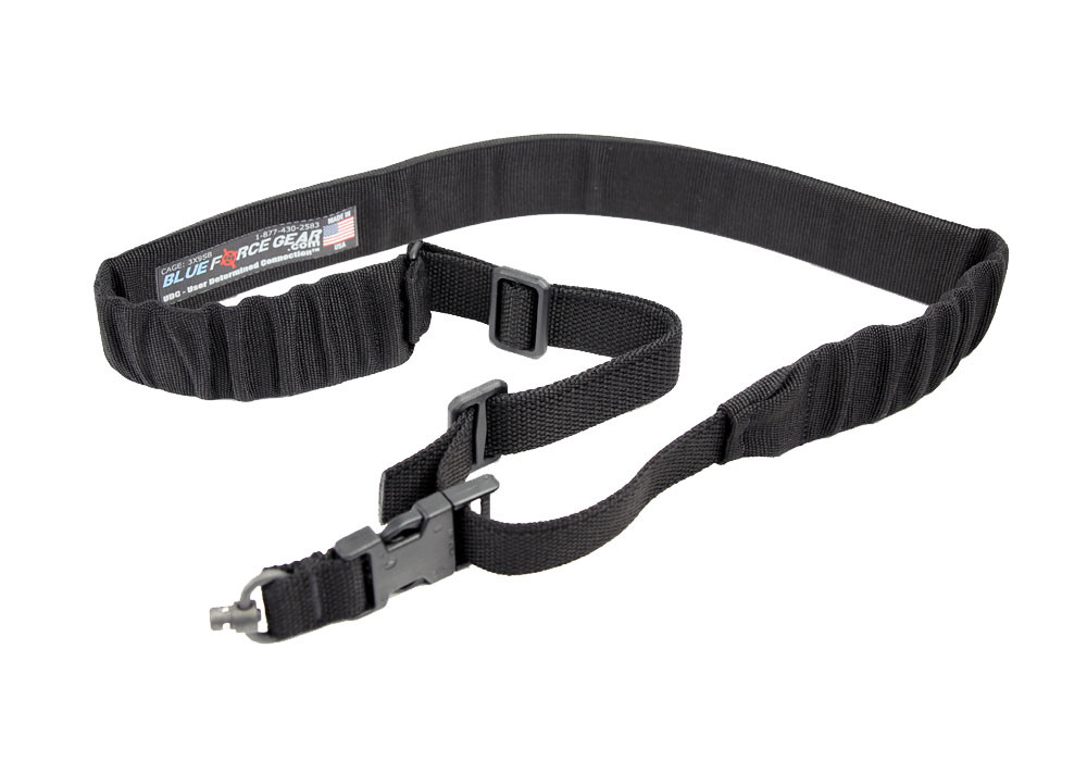 Blue Force Gear UDC Single-Point Padded Bungee Sling - push button