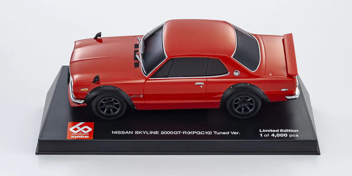 新品未開封】京商Nissan Skyline 2000GT-R Tuned Kyosho RC 1/28 Mini Z