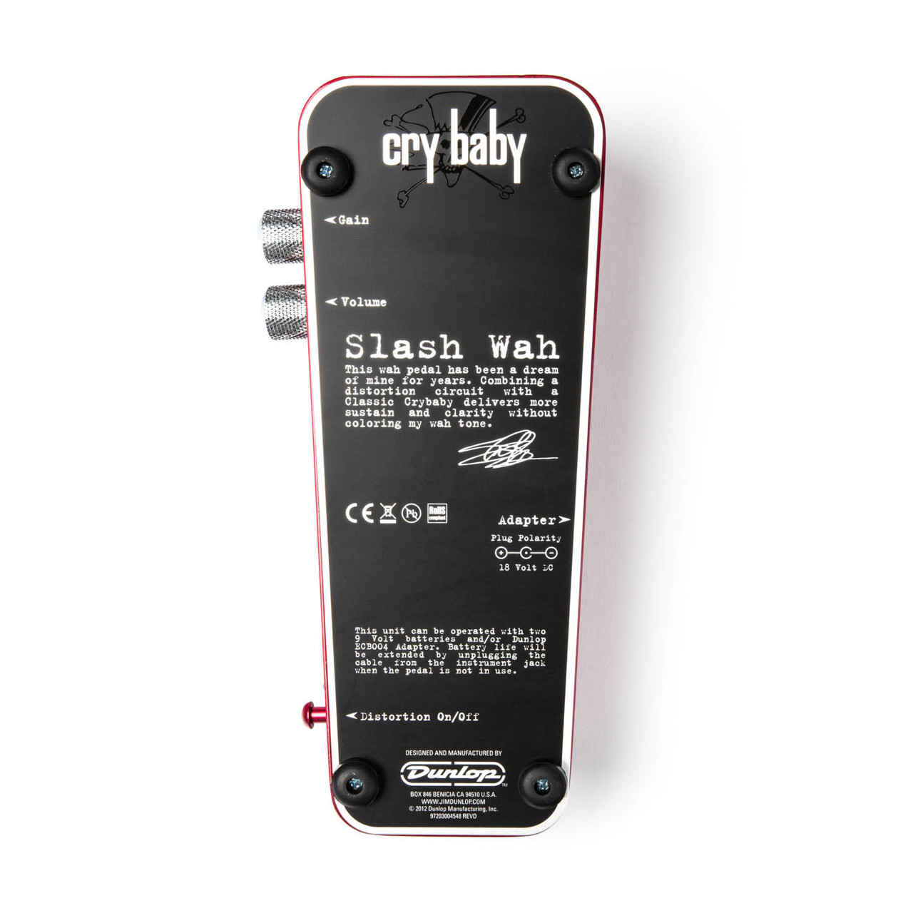 SLASH CRY BABY® WAH - Dunlop