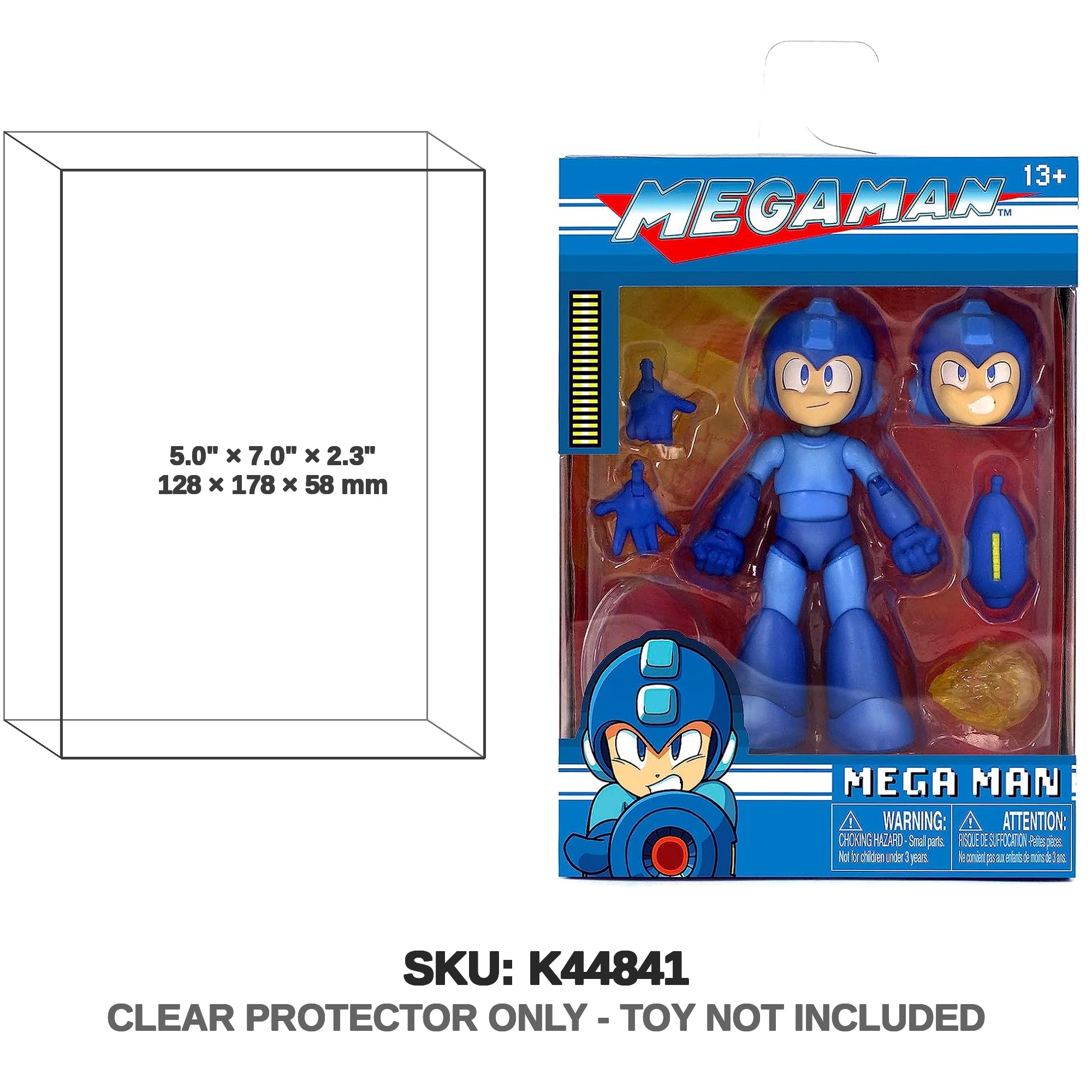 Protector For Mega Man Figure Series from Jada Toys 2023 | Katana